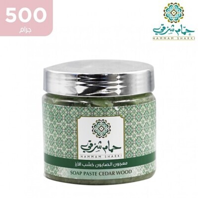 حمام شرقي - معجون صابون بخشب الأرز 500 جم