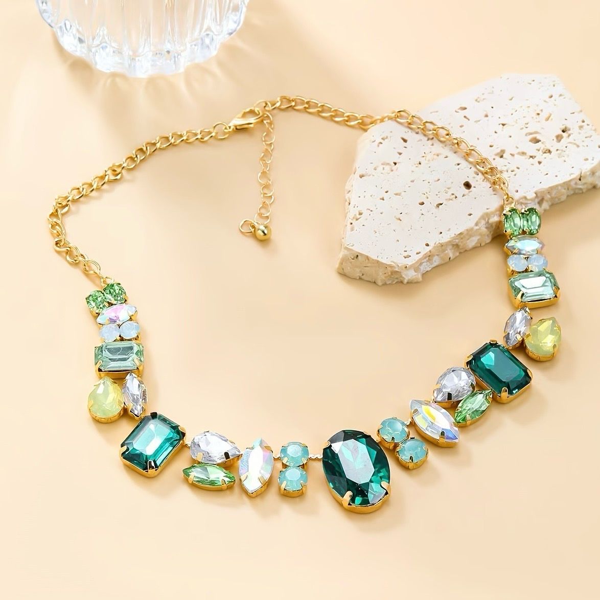 Women Necklace- Green