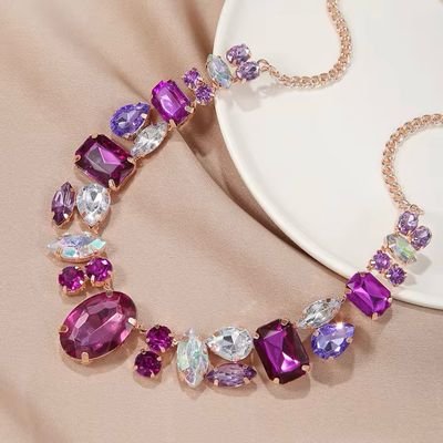 Women Necklace - Purple 