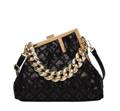 Shiny clutch - Black