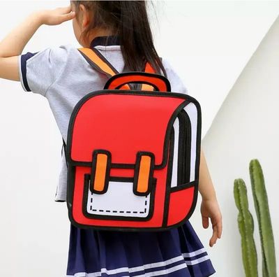 2D Kid’s Back Bag - Red 