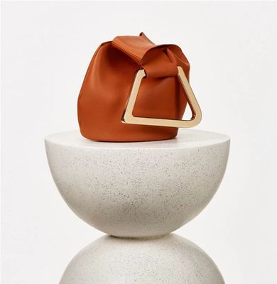 Elegant Women Handbag - Brown