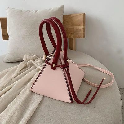 Triangle Handbag - Pink &amp; Red
