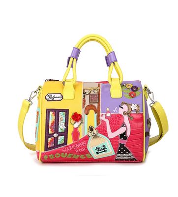 Ms. Manicure - Medium Size - Yellow &amp; Pink