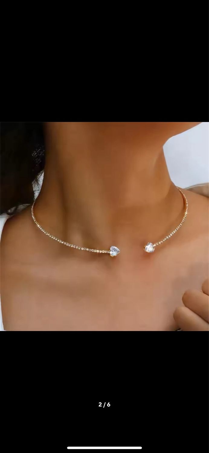 Choker &amp; bracelet Set - Gold