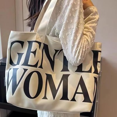 Gentle woman Bag - big size - white 