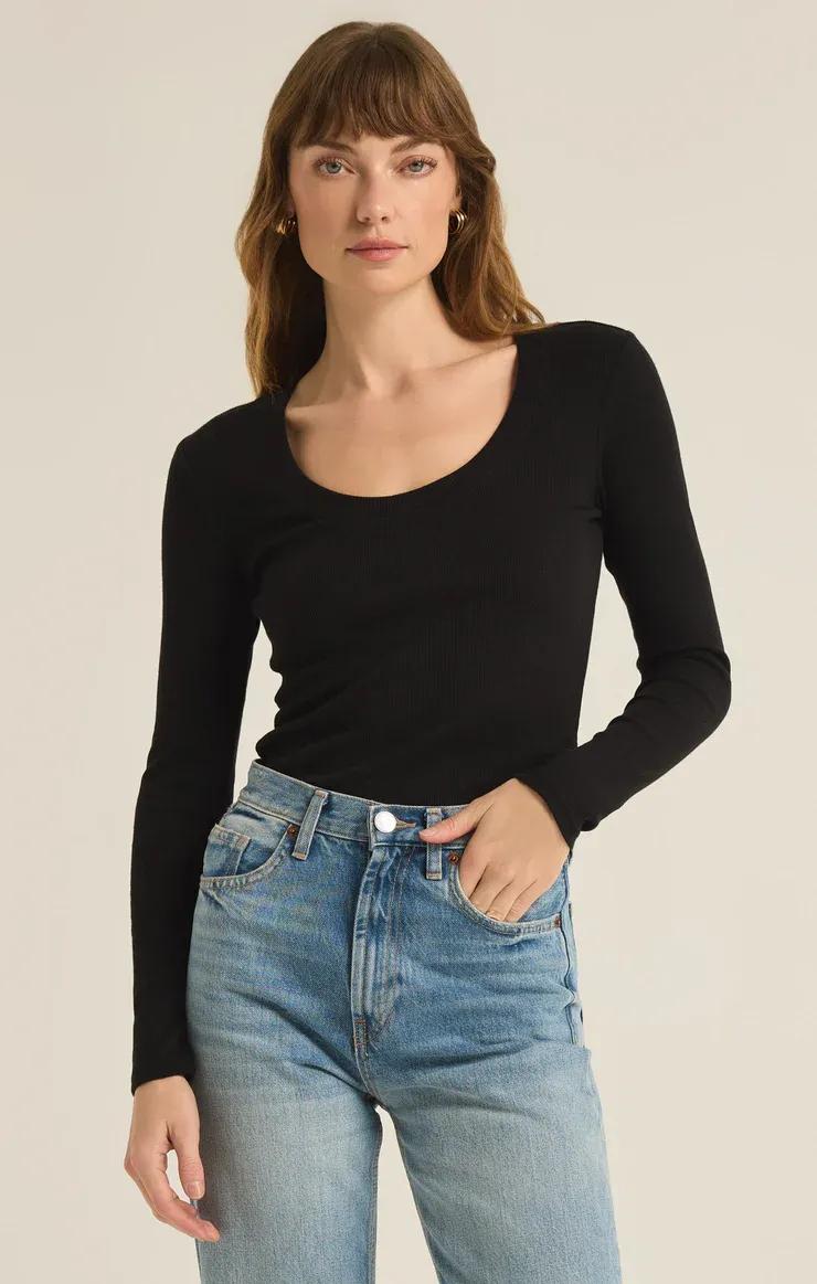 Sienna Rib Black