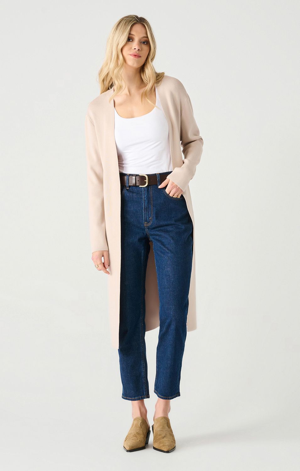 Longline Beige
