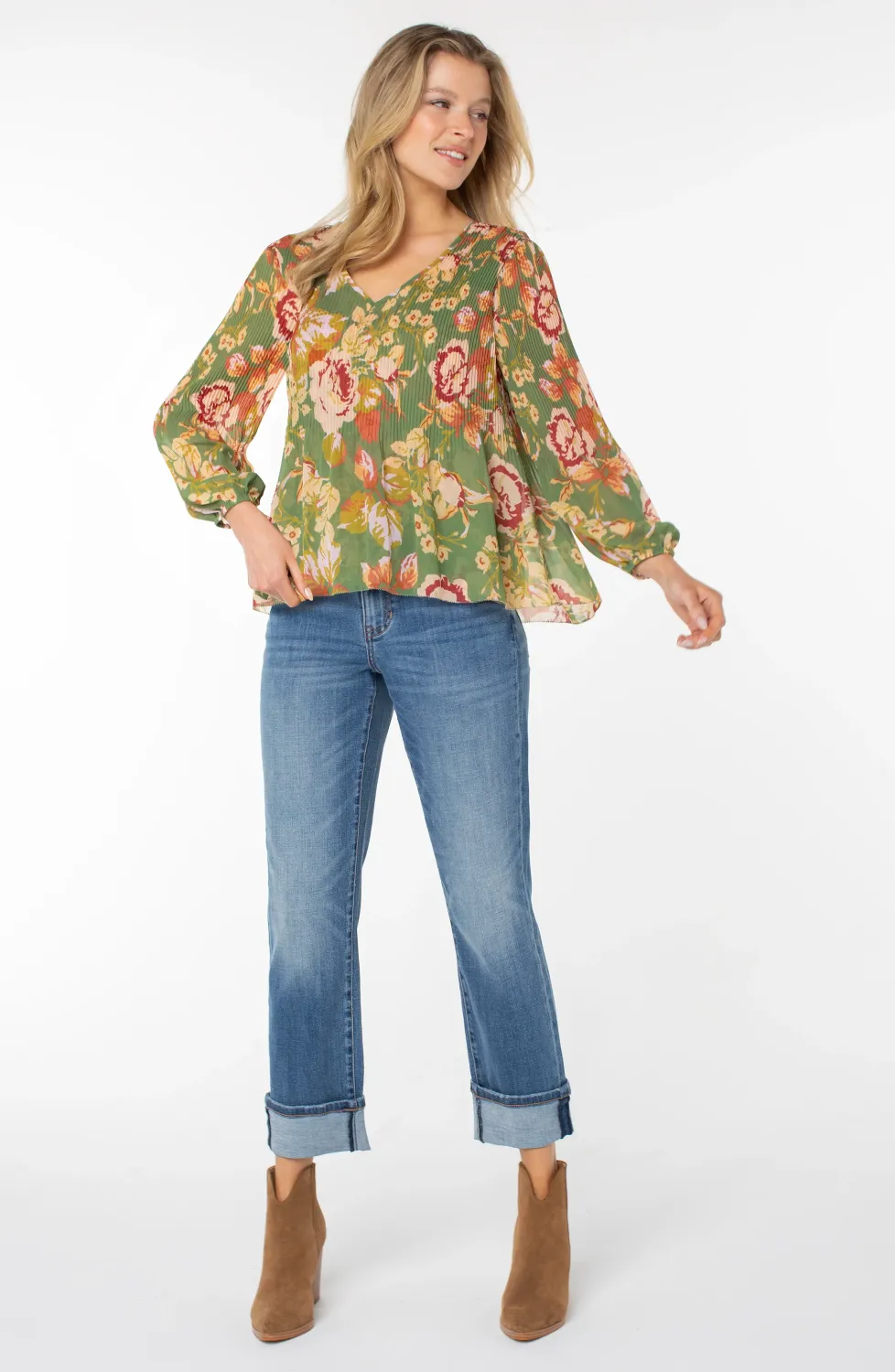 Pleated Floral