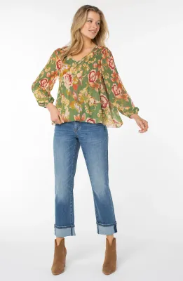 Pleated Floral