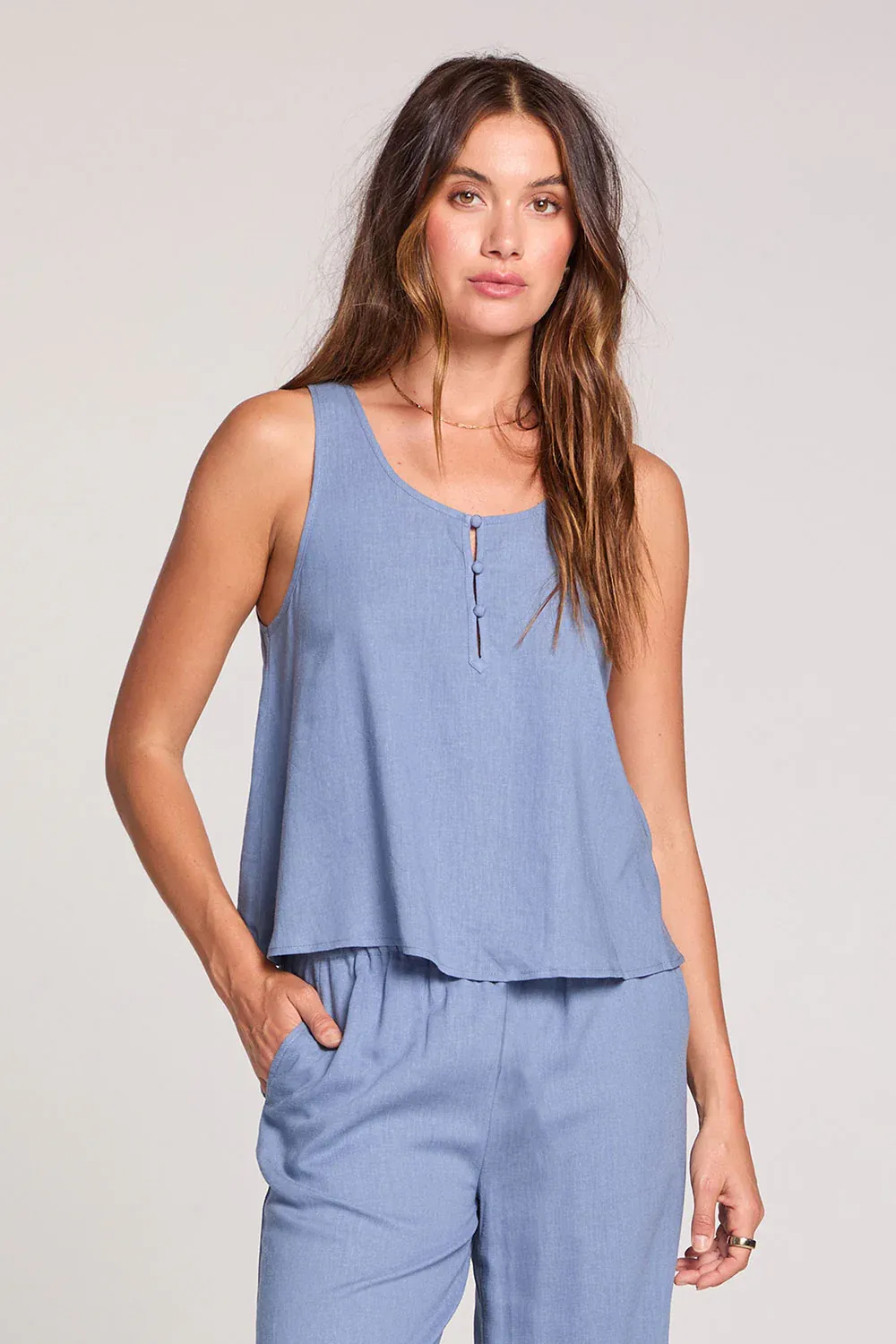 Woven Worn Blue