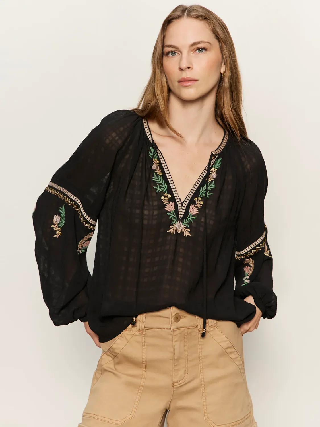 Raye Embroidered