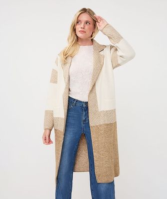 Sand Melange Stripes