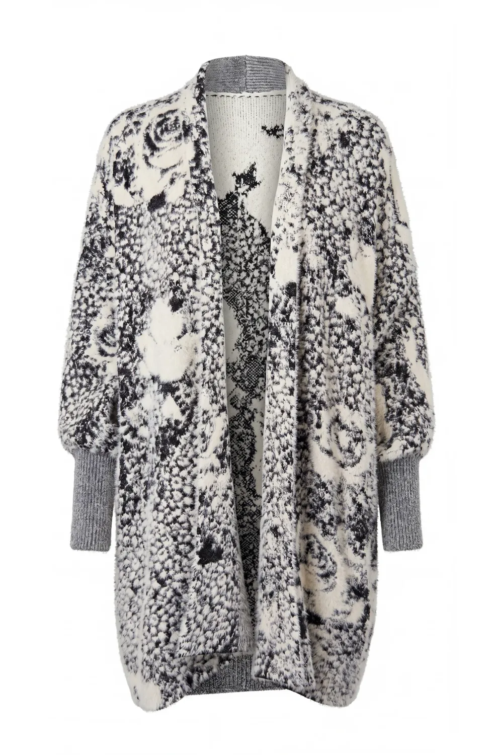 Bone/Black Cardi