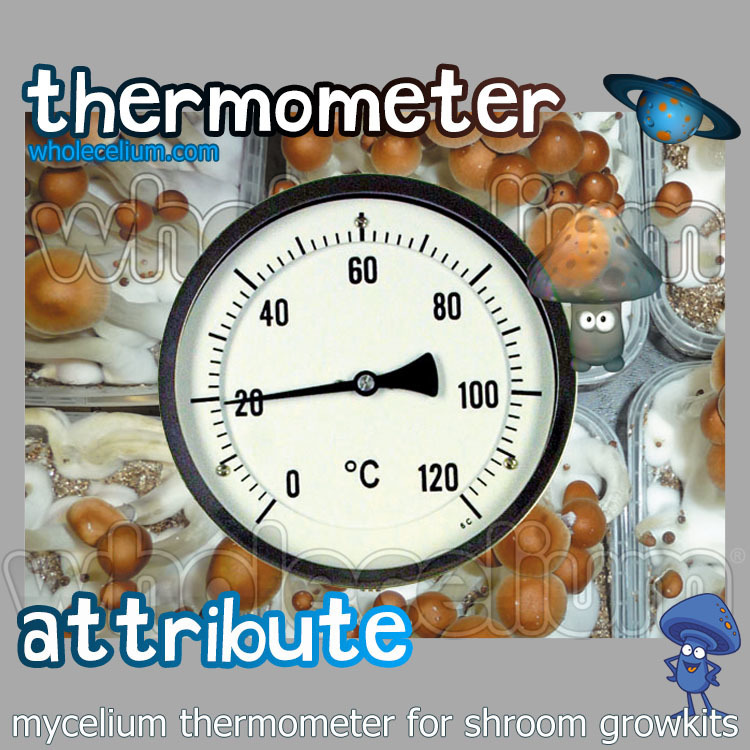 Thermometer Mycelium (untuk shroomkits)