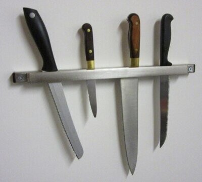 Porte Couteaux mural en Inox