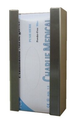 Distributeurs muraux en Inox sur mesure pour boîtes à gants Distributeur mural en Inox pour 1 boîte à gants