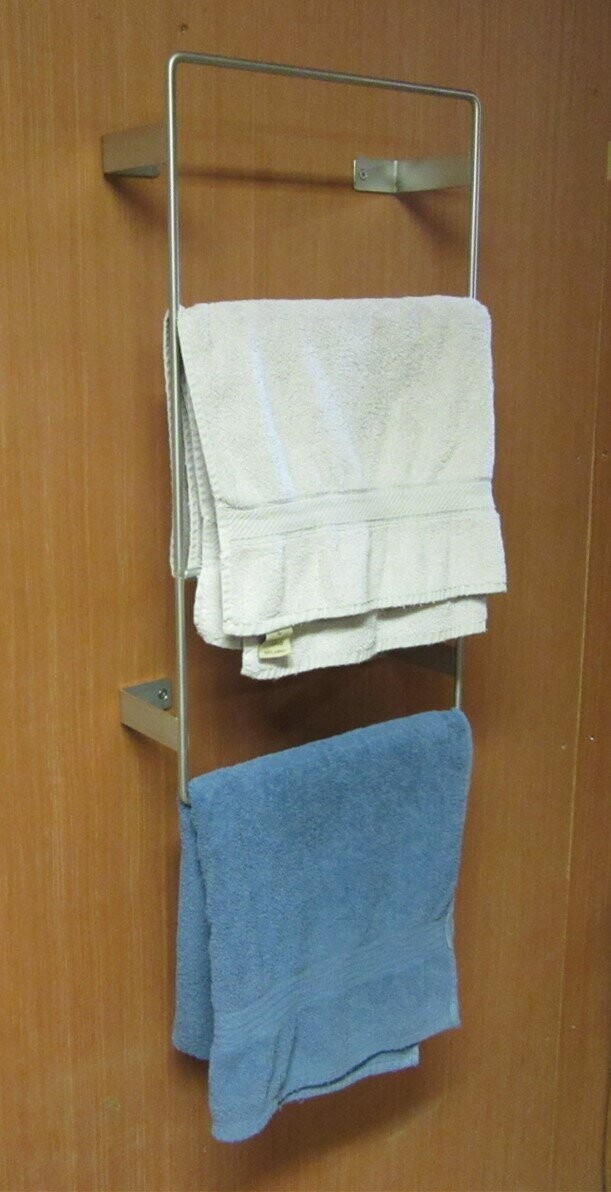 Porte-Serviette Mural en Inox, Échelle 4 niveaux Porte-Serviette Mural en Inox, Échelle 4 niveaux