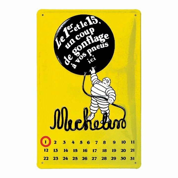 Calendrier Publicitaire " Michelin "