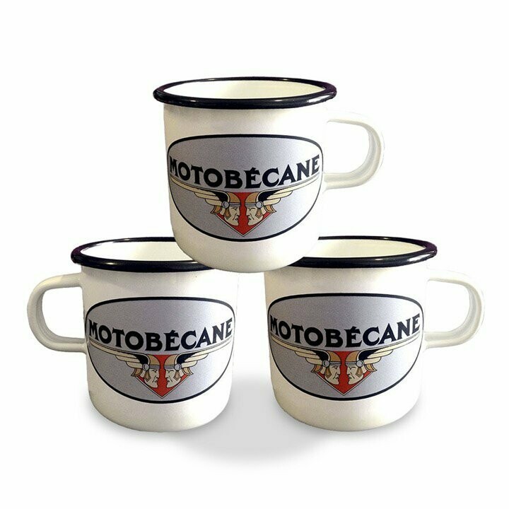 Mug Emaillé Logo " Motobécane "