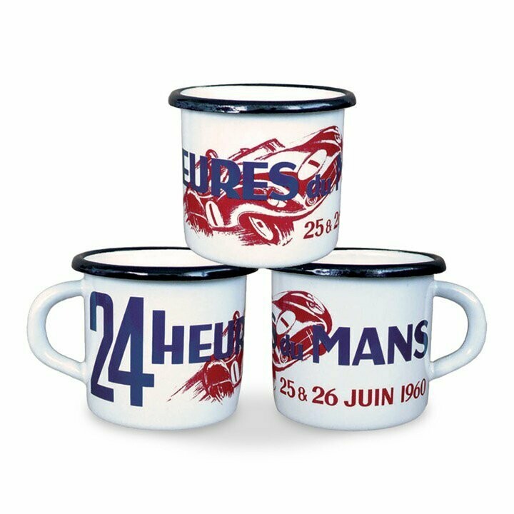 Mug Emaillé  " 24 Heures du Mans 1960 "