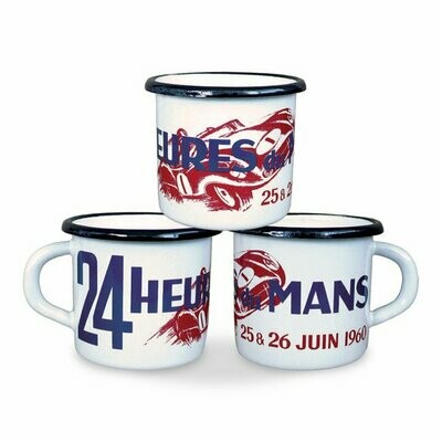 Mug Emaillé " 24 Heures du Mans 1960 "
