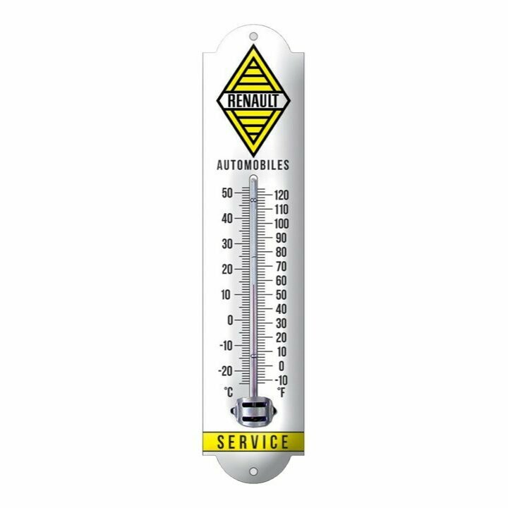 Thermomètre Emaillé "Renault Service"