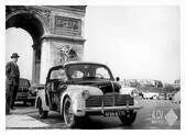 Plaque Métal Publicitaire Vintage "Renault 4 VC Police  "