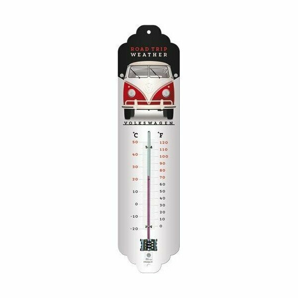 Thermomètre  Publicitaire Vintage  en Métal " Combi Rouge "