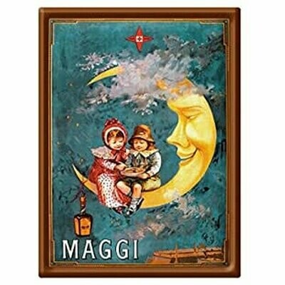 Plaque Métal Publicitaire Vintage " Maggi"