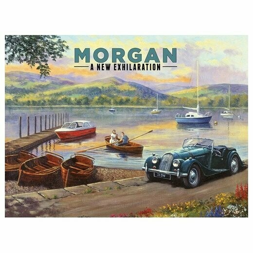 Plaque  Métal Publicitaire  Vintage  "Morgan "