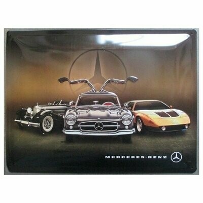Plaque Métal Publicitaire Vintage Plaque Métal Publicitaire Vintage " Mercedes "