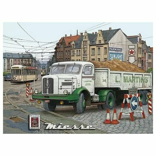 Affiche Camion" Miesse"