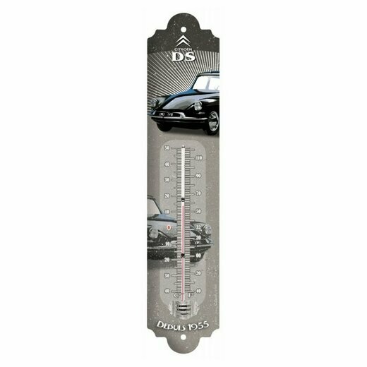Thermomètre  Vintage aspect émaillé  "Citroën DS "