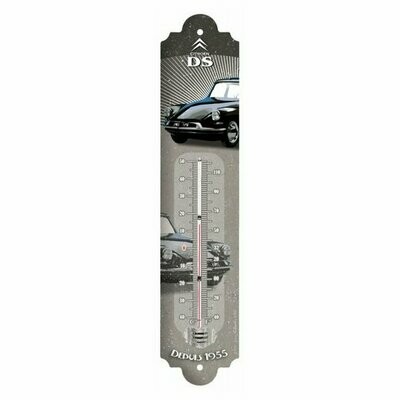 Thermomètre Vintage aspect émaillé "Citroën DS "