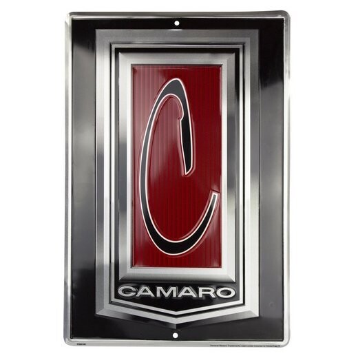 Plaque en Aluminium  Vintage "Camaro "