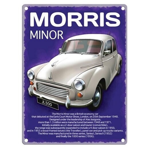 Plaque Métal Publicitaire Vintage " Morris "