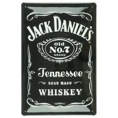 Plaque Métal Publicitaire Vintage " Jack Daniel's "