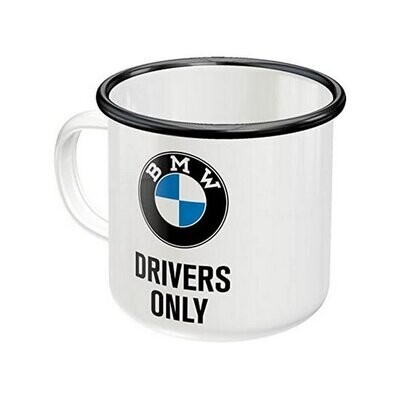 Mug Emaillé "BMW Drivers Only"
