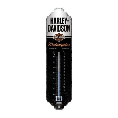 Thermomètre Publicitaire Vintage en Métal " Harley Davidson"