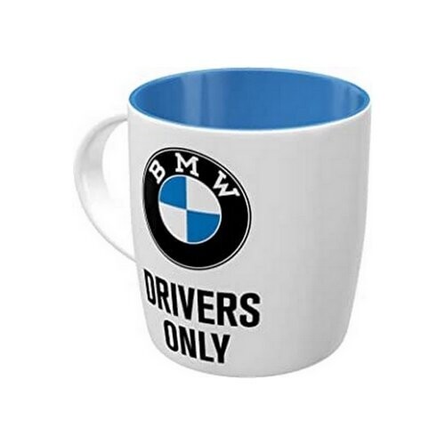 Mug  Publicitaire Vintage en  Céramique "BMW Drivers Only"