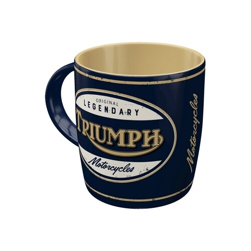 Tasse Publicitaire Vintage en Céramique " Triumph Moto"