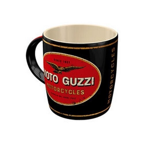 Tasse Publicitaire Vintage en Céramique  "Moto Guzzi"
