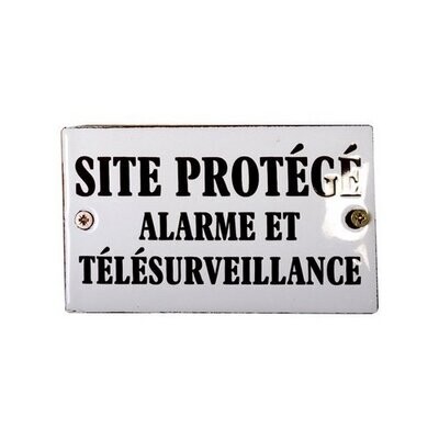 Plaque de Porte Emaillée "Site Protégé ......3