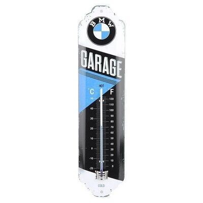 Thermomètre Publicitaire Vintage en Métal " BMW Garage"