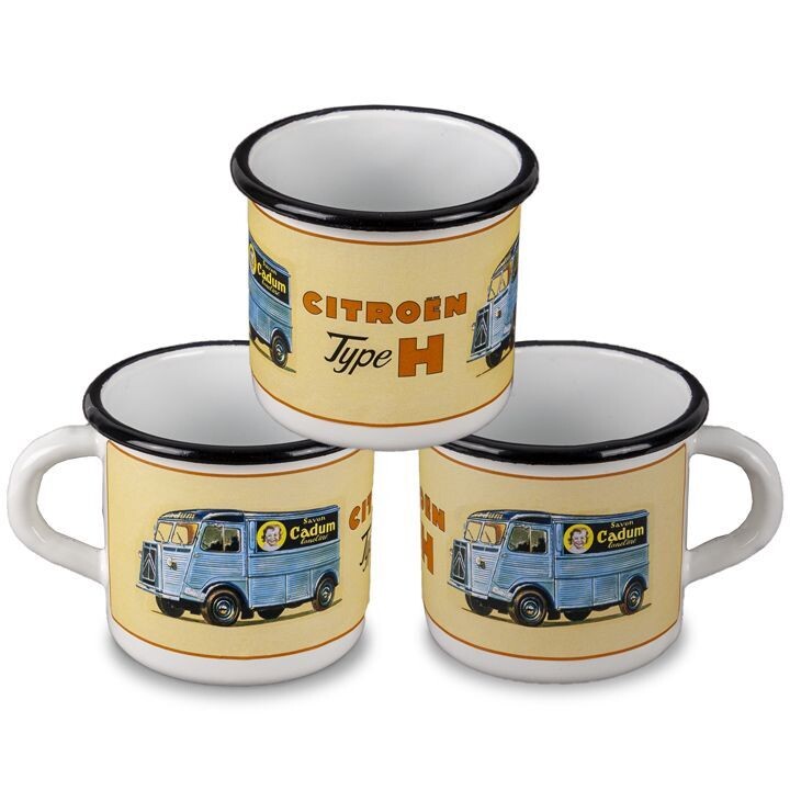 Mug Publicitaire Emaillé " Citroën Type H"