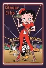 Plaque Métal Publicitaire Vintage " Betty Boop"