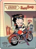 Plaque Métal Publicitaire Vintage " Betty Boop"