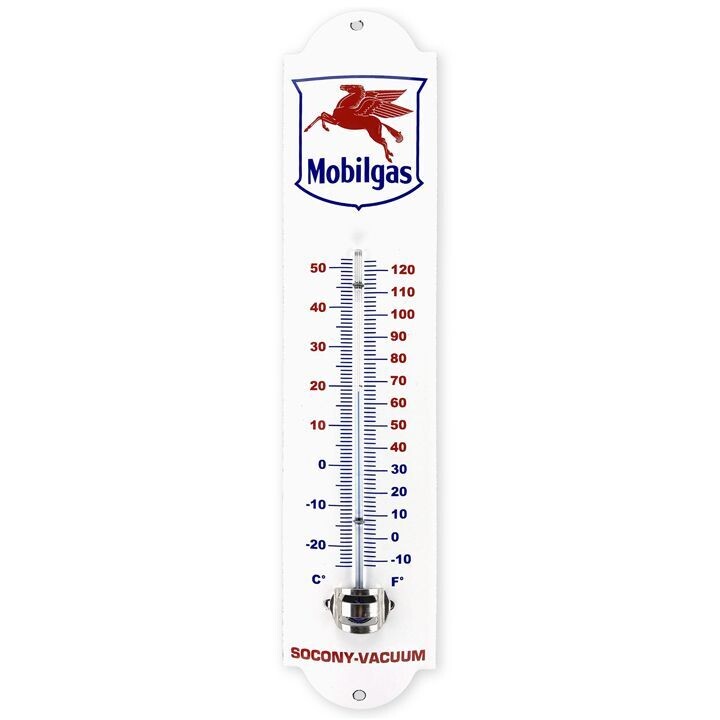 Thermomètre Emaillé "Mobylgas"