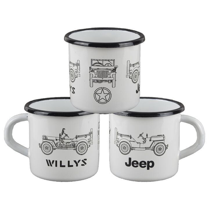 Tasse Emaillée "JEEP"